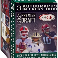Best reviews of 😀 NFL 2021 Hit Premier Draft High Series Football Trading Card BLASTER Box [5 Packs + Pack of 3 Autographs] ⌛