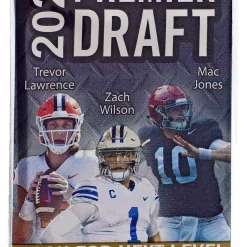 Best deal ✨ NFL 2021 Hit Premier Draft High Series Football Trading Card HOBBY Pack [7 Cards, 1 Autograph] 😀