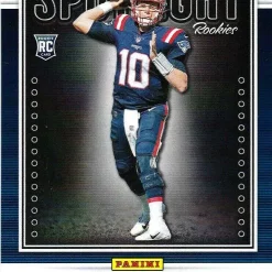 Buy 😍 NFL New England Patriots 2021 Instant Football Spotlight Rookies Mac Jones Trading Card #9 [Rookie Card] ❤️