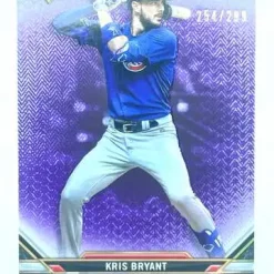 New 🥰 Topps Chicago Cubs 2021 Triple Threads Kris Bryant Single Sports Card #254/299 [Amethyst] 🔥
