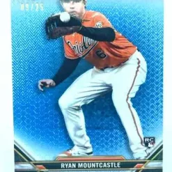 Top 10 ⌛ Topps Baltimore Orioles 2021 Triple Threads Ryan Mountcastle Rookie Single Sports Card #09/25 [Sapphire] 🌟