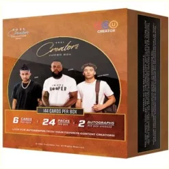 Flash Sale ⭐ TruCreator, Inc. 2021 Creators Collection Series 1 Trading Card JUMBO Box [24 Packs, 2 Autographs Per Box] ✔️