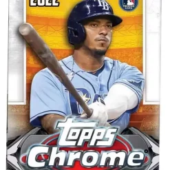 Deals 🎉 MLB Topps 2022 Chrome ⚾ Baseball Trading Card BLASTER Pack [4 Cards] ⭐