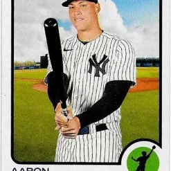 Brand new ๐ MLB New York Yankees 2022 Heritage โพ Baseball Aaron Judge Trading Card #44 โจ