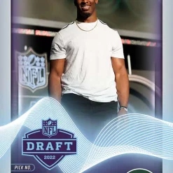 Coupon 💯 NFL New York Jets 2022 Instant Draft Night Football Breece Hall Trading Card #18 [Rookie Card] 🤩