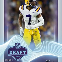 Hot Sale 🔥 NFL Houston Texans 2022 Instant Draft Night Football Derek Stingley Jr. Trading Card #3 [Rookie Card] 👏