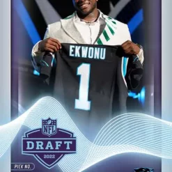 Coupon ✔️ NFL Carolina Panthers 2022 Instant Draft Night Football Ikem Ekwonu Trading Card #6 [Rookie Card] 👏