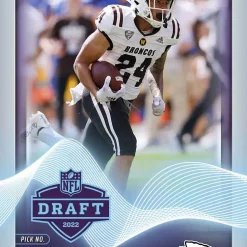 Best deal 👍 NFL Kansas City Chiefs 2022 Instant Draft Night Football Skyy Moore Trading Card #22 [Rookie Card] 💯