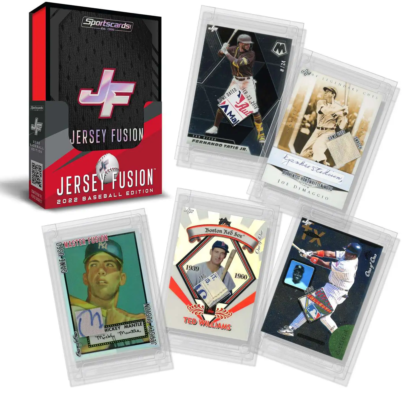 Best Sale 😉 Jersey Fusion 2022 ⚾ Baseball DISPLAY of 10 Trading Card MINI Boxes 💯 2 Best Sale 😉 Jersey Fusion 2022 ⚾ Baseball DISPLAY of 10 Trading Card MINI Boxes 💯 - Image 2