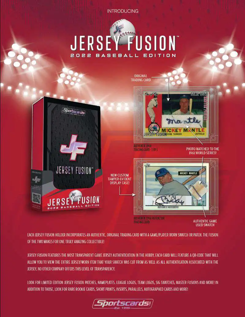 Best Sale 😉 Jersey Fusion 2022 ⚾ Baseball DISPLAY of 10 Trading Card MINI Boxes 💯 4 Best Sale 😉 Jersey Fusion 2022 ⚾ Baseball DISPLAY of 10 Trading Card MINI Boxes 💯 - Image 4