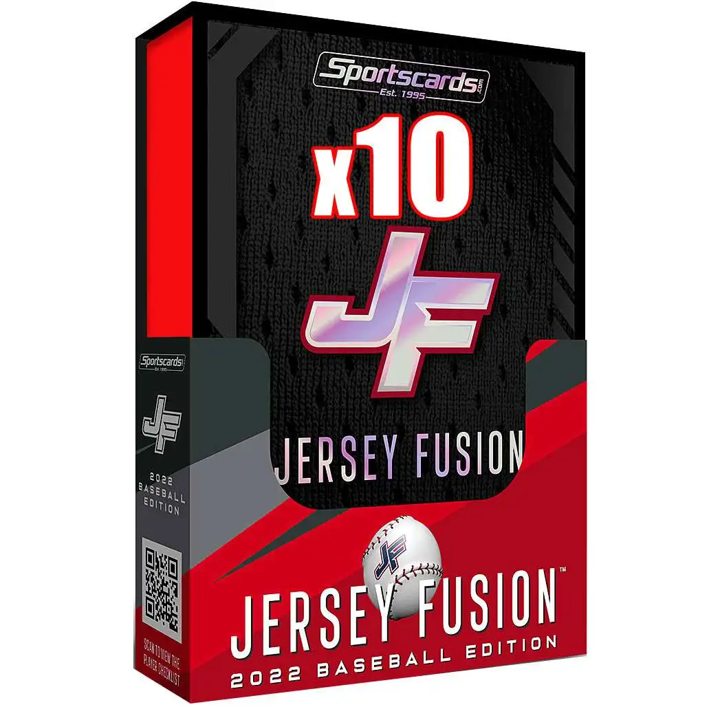 Best Sale 😉 Jersey Fusion 2022 ⚾ Baseball DISPLAY of 10 Trading Card MINI Boxes 💯 1 Best Sale 😉 Jersey Fusion 2022 ⚾ Baseball DISPLAY of 10 Trading Card MINI Boxes 💯
