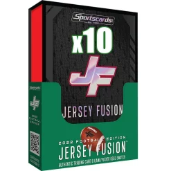 Coupon ✔️ Jersey Fusion 2022 Football DISPLAY of 10 Trading Card MINI Boxes (Pre-Order ships January) 👏