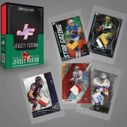 Coupon ✔️ Jersey Fusion 2022 Football DISPLAY of 10 Trading Card MINI Boxes (Pre-Order ships January) 👏 -Sports Cards Shop 2022jerseyfusionnflcase inset2