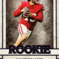 Promo ❤️ NFL Leaf 2022 Ultimate Draft Football Caleb Williams 69/75 Trading Card #04 [Rookie] 😀