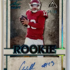 Best Pirce 🥰 NFL Leaf 2022 Ultimate Draft Football Caleb Williams 14/35 Trading Card RA-CW1 [Autographed Rookie Card] 🔥