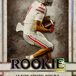 Brand new 😉 NFL Leaf 2022 Ultimate Draft Football Jaxon Smith-Njigba 12/25 Trading Card #05 [Rookie] 🔔