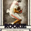 Hot Sale ❤️ NFL Leaf 2022 Ultimate Draft Football Jaxon Smith-Njigba 69/75 Trading Card #05 [Rookie] 🛒