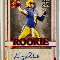 Best Sale 🔥 NFL Leaf 2022 Ultimate Draft Football Kenny Pickett 5/5 Trading Card RA-KP1 [Autographed Rookie Card] 👏