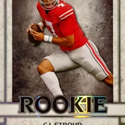 Flash Sale 👏 NFL Leaf 2022 Ultimate Draft Football C.J. Stroud 12/25 Trading Card #02 [Rookie] 🔥