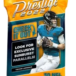 Cheap 😀 NFL Panini 2022 Prestige Football Trading Card VALUE Pack [30 Cards, Exclusive Sunburst Parallels] 👍