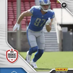 Best deal 🥰 NFL Detroit Lions 2022 Instant RPS First Look Football Aidan Hutchinson Trading Card FL2 [Rookie Card] 🧨