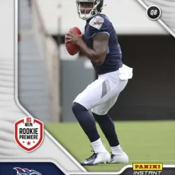 Coupon ⭐ NFL Tennessee Titans 2022 Instant RPS First Look Football Malik Willis Trading Card FL25 [Rookie Card] 🧨