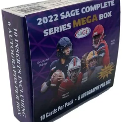 Cheapest ⌛ NFL 2022 Hit Complete Football Trading Card MEGA Box [10 Packs, 6 Autographs] 🤩