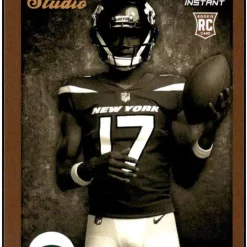 Best reviews of 😉 NFL 2022 Instant Studio Football Garrett Wilson Trading Card S5 [Rookie Card] 🎁