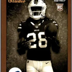 Outlet 🤩 NFL 2022 Instant Studio Football James Cook Trading Card S22 [Rookie Card] 👏