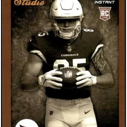 Buy 😍 NFL 2022 Instant Studio Football Trey McBride Trading Card S21 [Rookie Card] 🔥