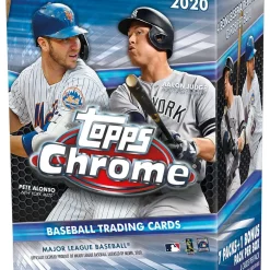 Promo 😍 MLB Topps 2020 Chrome ⚾ Baseball Trading Card BLASTER Box [7 Packs + 1 Bonus Pack] 😍