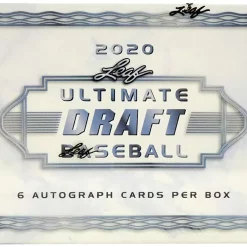 Budget ⭐ MLB 2020 Ultimate Draft ⚾ Baseball Trading Card HOBBY Box [6 Autograph Cards] 👏