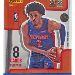 Best Pirce 💯 NBA Panini 2021-22 Hoops 🏀 Basketball Trading Card RETAIL Pack [8 Cards] 🛒