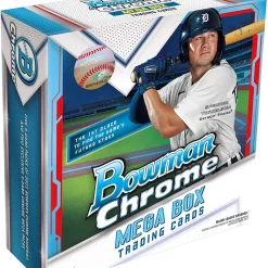 Cheapest 🧨 MLB Topps 2021 Bowman Chrome ⚾ Baseball Trading Card MEGA Box [7 Packs] 🧨