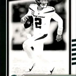 Coupon ⌛ NFL 2021 Instant Football Black & White Rookies Zach Wilson Trading Card BW2 [1 of 2728] ✨
