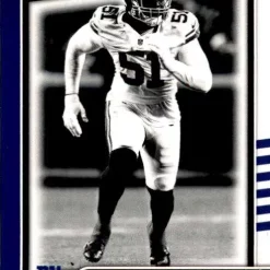 Discount 😉 NFL 2021 Instant Football Black & White Rookies Azeez Ojulari Trading Card BW45 [1 of 2728] 🧨