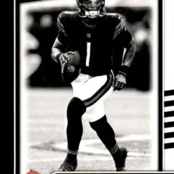 Buy ✔️ NFL 2021 Instant Football Black & White Rookies Justin Fields Trading Card BW8 [1 of 2728] 👏