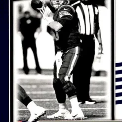Buy 🌟 NFL New England Patriots 2021 Instant Football Black & White Rookies Mac Jones Trading Card BW9 [1 of 2728] 🎉