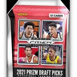 Hot Sale ✔️ NBA Panini 2021 Prizm Draft Picks 🏀 Basketball Trading Card VALUE Pack [12 Cards] 🔔
