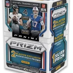 Coupon 💯 NFL Panini 2021 Prizm Football Trading Card BLASTER Box [6 Packs, Lazer Prizms] 🛒