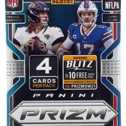 Best reviews of 👍 NFL Panini 2021 Prizm Football Trading Card MEGA Pack [4 Cards] ⭐