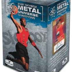 Cheap ✨ Upper Deck 2021 Skybox Metal Universe Champions Trading Card BLASTER Box [5 Packs] 👍