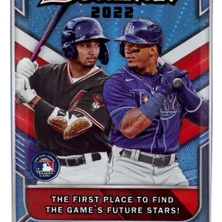 Cheapest ⭐ MLB Topps 2022 Bowman ⚾ Baseball Trading Card MEGA Pack [10 Cards] 🛒