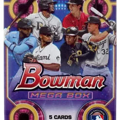 Best Pirce 👍 MLB Topps 2022 Bowman Chrome ⚾ Baseball Trading Card MEGA Pack [5 Cards] ✨