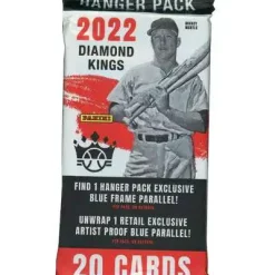 New ⭐ MLB Panini 2022 Diamond Kings ⚾ Baseball Trading Card HANGER Pack [20 Cards] ✔️
