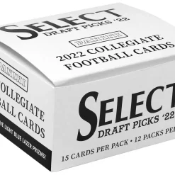 Hot Sale 🧨 NFL Panini 2022 Select Draft Picks Football Trading Card VALUE Box [12 Packs] 🎁