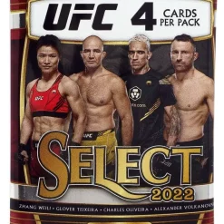 Promo 👏 Panini 2022 Select UFC Trading Card BLASTER Pack [4 Cards] 🥰