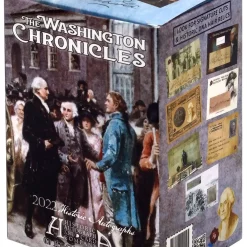 Flash Sale 🔔 Historic Autographs 2022 The Washington Chronicles Trading Card BLASTER Box [6 Packs] ⌛