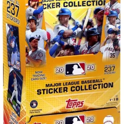New 🌟 MLB Topps 2020 ⚾ Baseball Sticker Collection Display Box [12 Albums & 100 Packs] 👏
