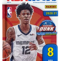Budget 😀 NBA Panini 2020-21 Hoops 🏀 Basketball Trading Card Pack [8 Cards] ❤️